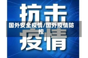 国外安全疫情/国外疫情防控