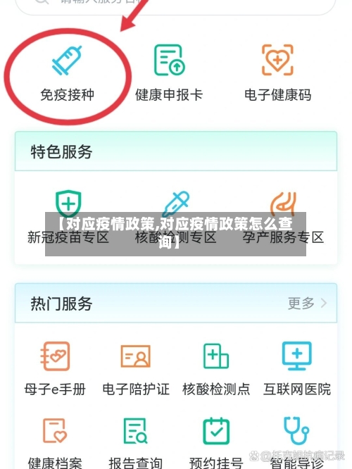 【对应疫情政策,对应疫情政策怎么查询】-第2张图片