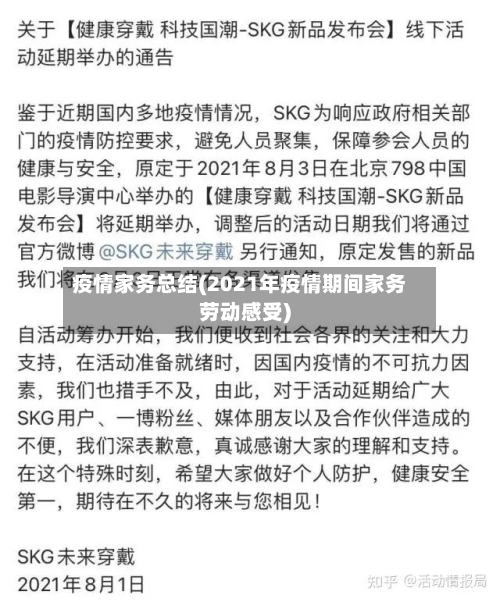 疫情家务总结(2021年疫情期间家务劳动感受)-第1张图片