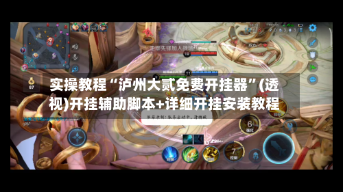 实操教程“泸州大贰免费开挂器”(透视)开挂辅助脚本+详细开挂安装教程-第1张图片