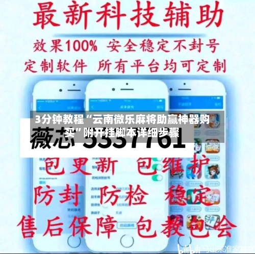 3分钟教程“云南微乐麻将助赢神器购买	”附开挂脚本详细步骤-第2张图片