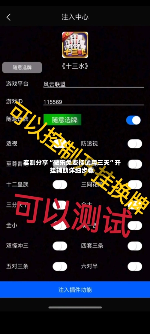 实测分享“微乐免费挂试用三天”开挂辅助详细步骤-第1张图片