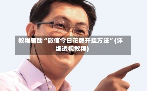 教程辅助“微信今日花牌开挂方法”(详细透视教程)-第2张图片