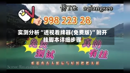 实测分析“透视看牌器(免费版)”附开挂脚本详细步骤-第3张图片