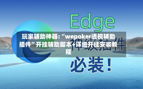 玩家辅助神器:“wepoker透视辅助插件”开挂辅助脚本+详细开挂安装教程-第2张图片