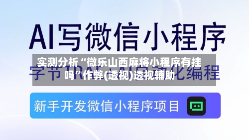 实测分析“微乐山西麻将小程序有挂吗”作弊(透视)透视辅助-第3张图片
