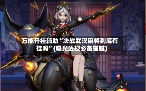 万能开挂辅助“决战武汉麻将到底有挂吗”(曝光透视必备猫腻)-第3张图片